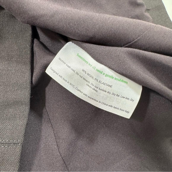 MM Lafleur The Rivka Top Washable Wool Twill Haze - Picture 7 of 10